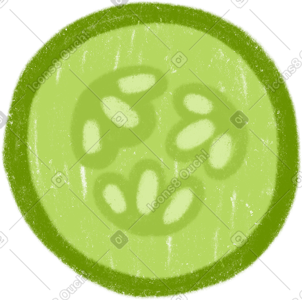 cucumber slice PNG, SVG