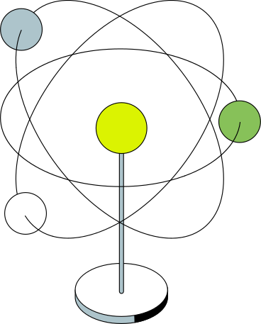 modello di atomo PNG, SVG