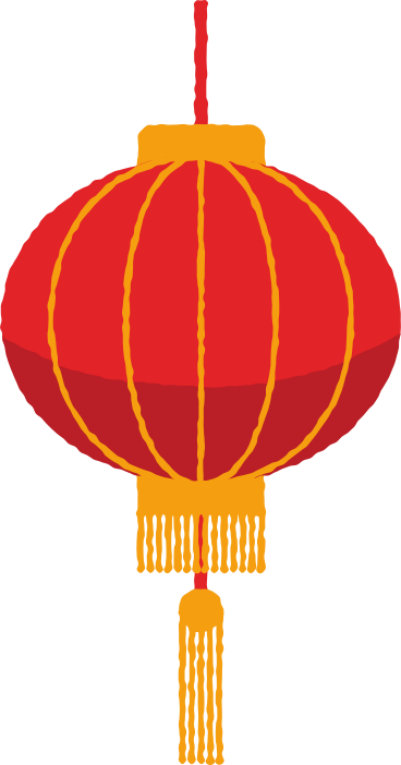 lantern with tassle PNG, SVG