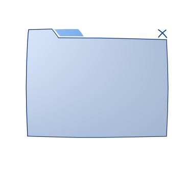 Синее окно браузера в PNG, SVG