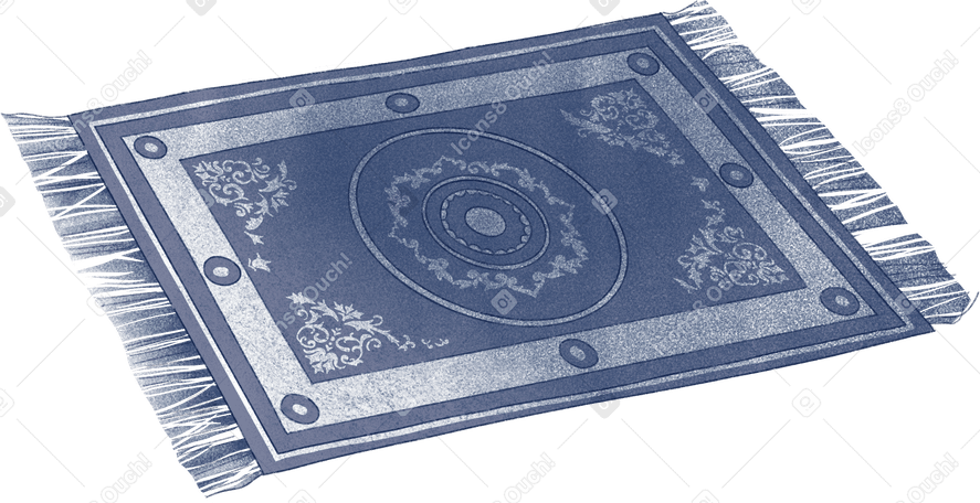 carpet with ornament Illustration in PNG, SVG