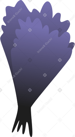 紫のハーブの束 PNG、SVG