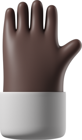 raised hand Illustration in PNG, SVG