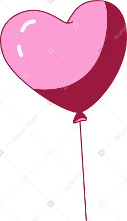 palloncino cuore PNG, SVG