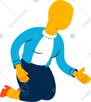 Old woman sitting PNG, SVG