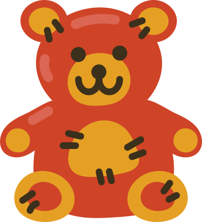teddy bear Illustration in PNG, SVG