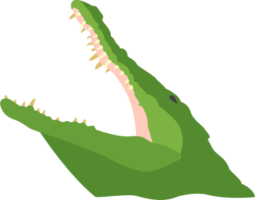 alligator PNG, SVG