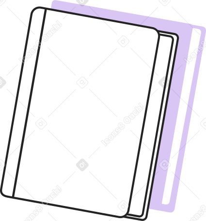 two books PNG, SVG