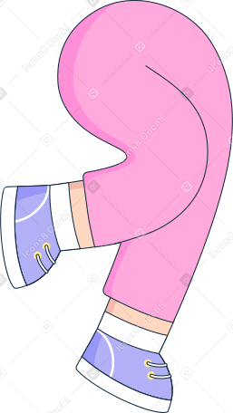 legs in pink pants в PNG, SVG