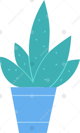 potted plant Illustration in PNG, SVG
