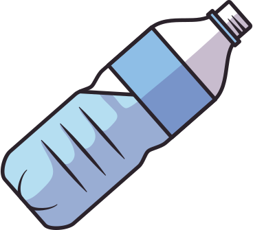 Opened bottle of water в PNG, SVG