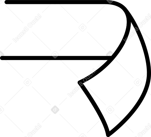 sticker with rolled edge PNG, SVG