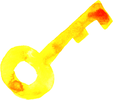 yellow key PNG, SVG