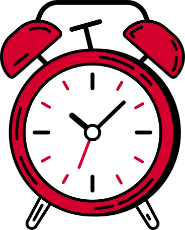 Alarm clock PNG, SVG
