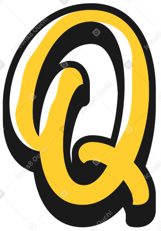 uppercase letter q PNG, SVG