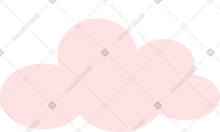 light pink cloud PNG, SVG