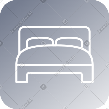 Bed icon PNG, SVG