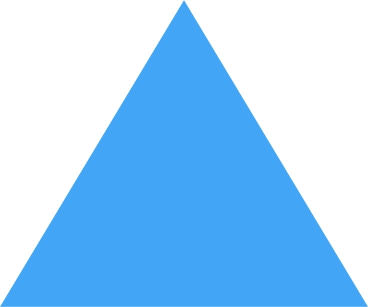Triangle blue PNG, SVG
