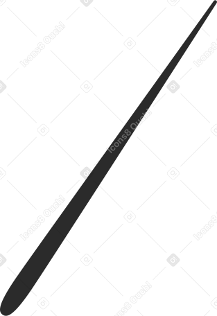 black school pointer Illustration in PNG, SVG