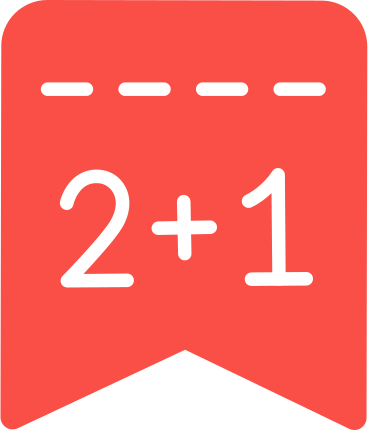 two plus one stock icon PNG, SVG