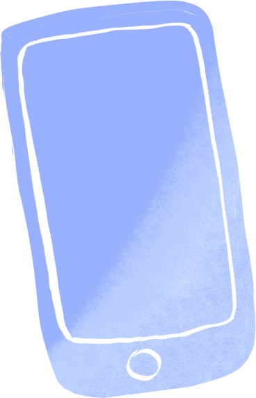 blue smartphone PNG, SVG