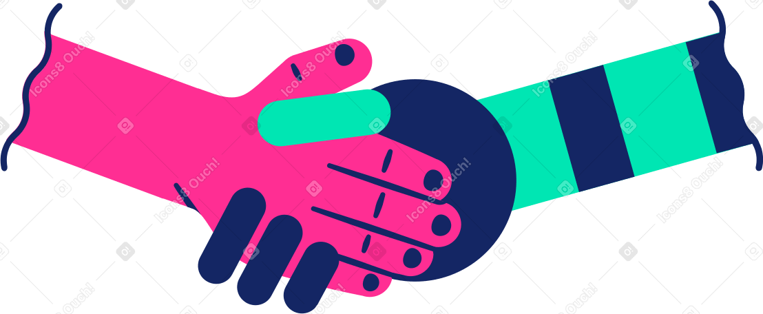 рукопожатие в PNG, SVG