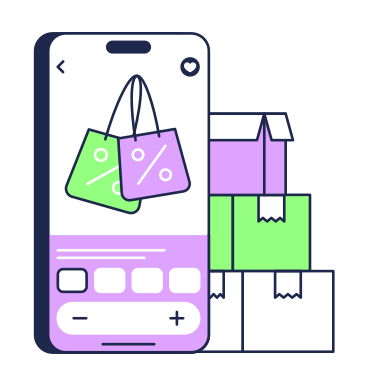 Online-shopping auf dem smartphone PNG, SVG