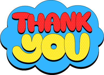 lettering thank you puffy in cloud text PNG, SVG