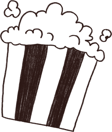 bucket of popcorn PNG, SVG