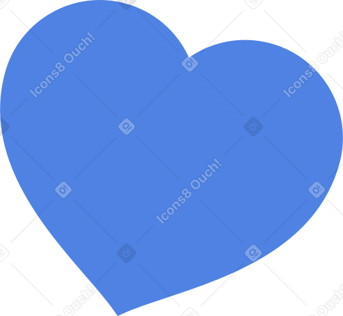 cuore blu PNG, SVG