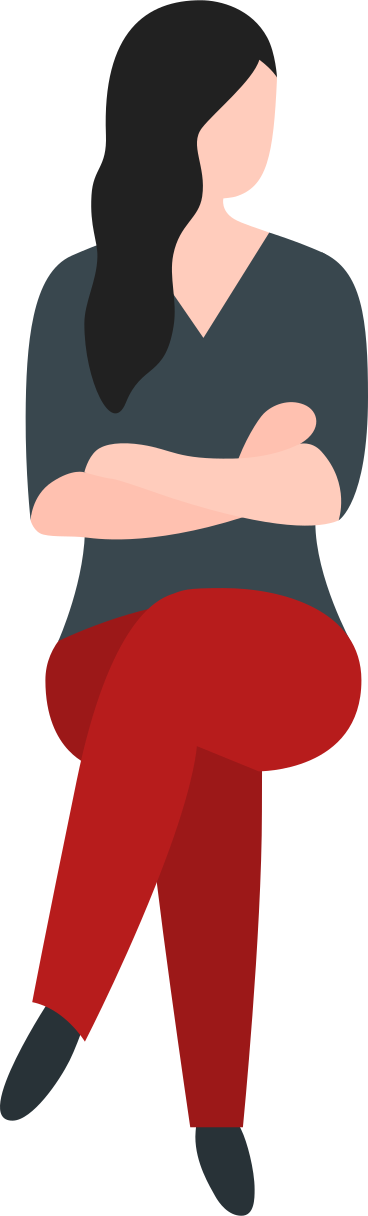 Sitting woman PNG, SVG