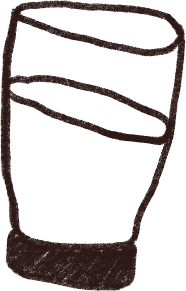 Glass of beer PNG、SVG