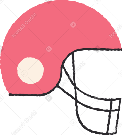 football helmet Illustration in PNG, SVG