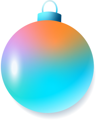 クリスマスボール PNG、SVG