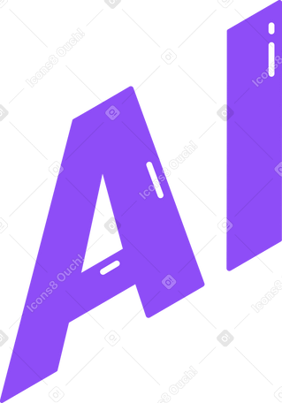 lettering ai text PNG, SVG