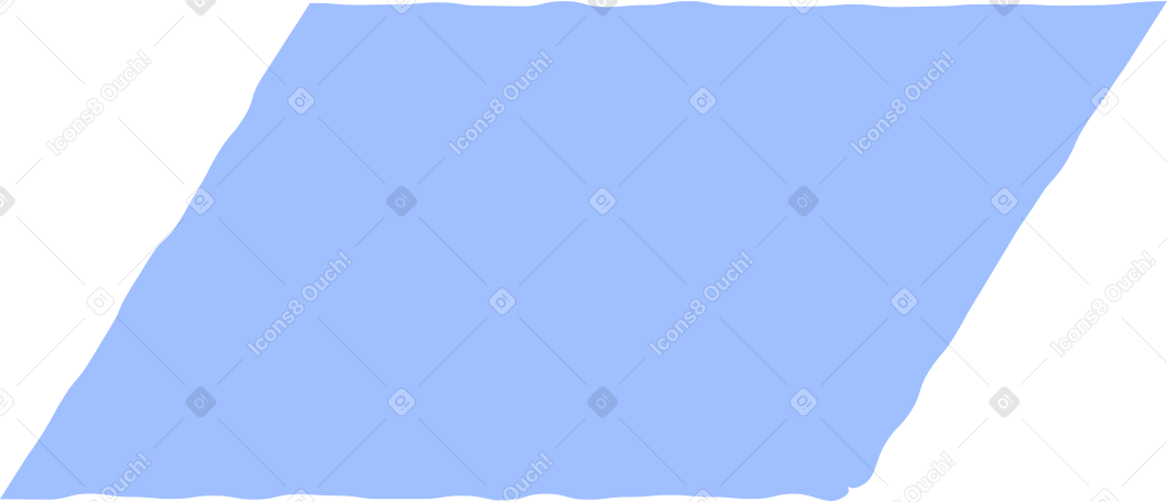 parallelogram light blue Illustration in PNG, SVG