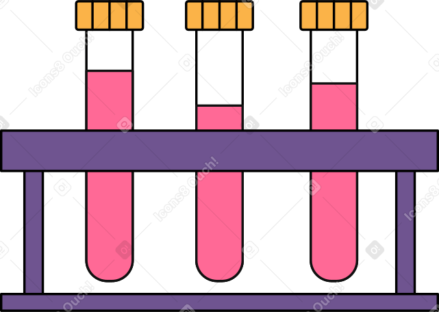 stand with test tubes PNG, SVG