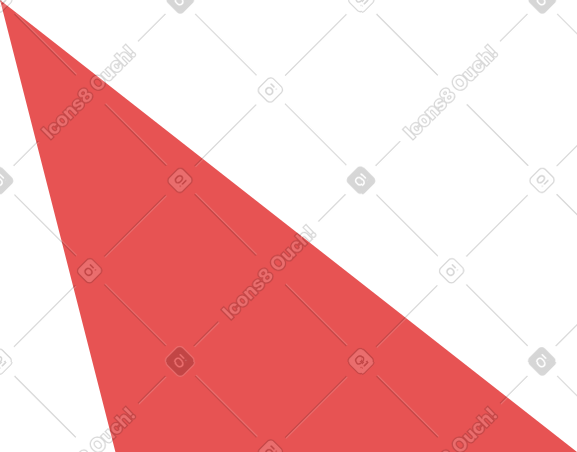 red triangle PNG, SVG