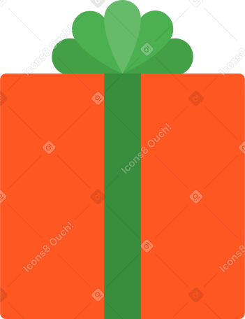 рождественский подарок в PNG, SVG