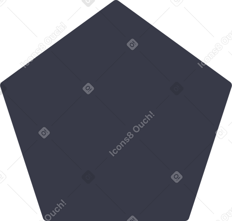 pentagon shape Illustration in PNG, SVG