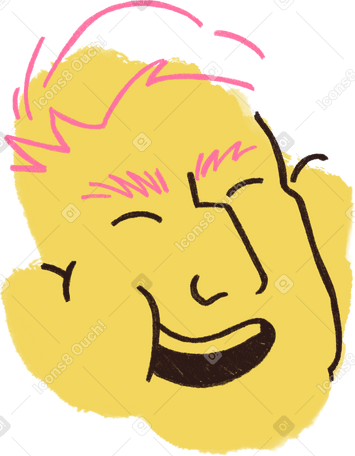 Uomo sorridente PNG, SVG