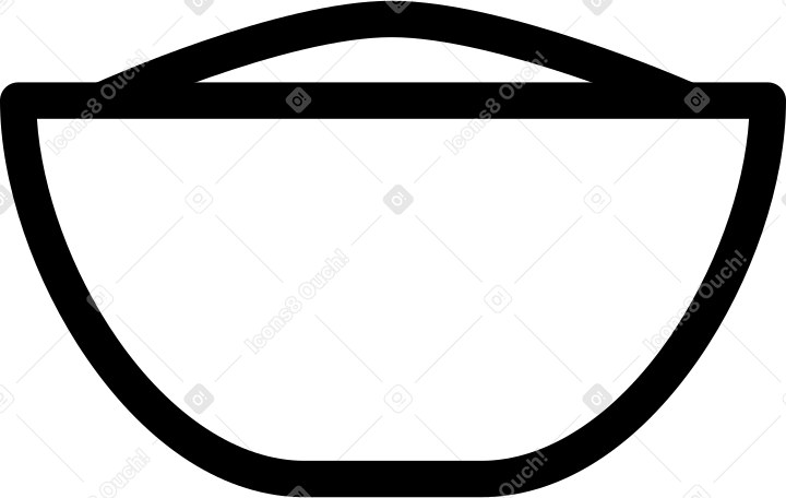 bowl Illustration in PNG, SVG