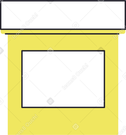 yellow pill bottle Illustration in PNG, SVG