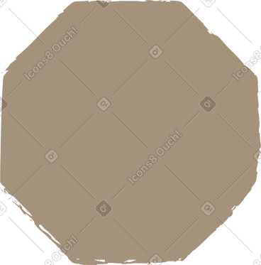 Grey octagon PNG, SVG