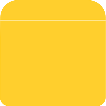 黄色のパッド入りオットマンチェア PNG、SVG