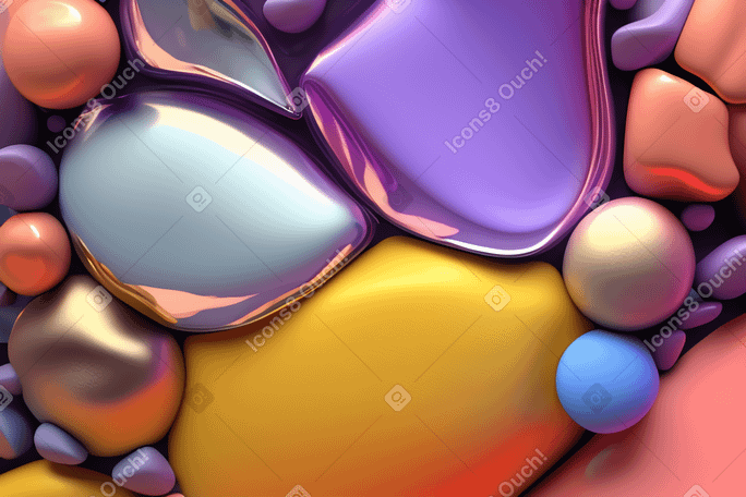 Multicolored abstract background Illustration in PNG, SVG