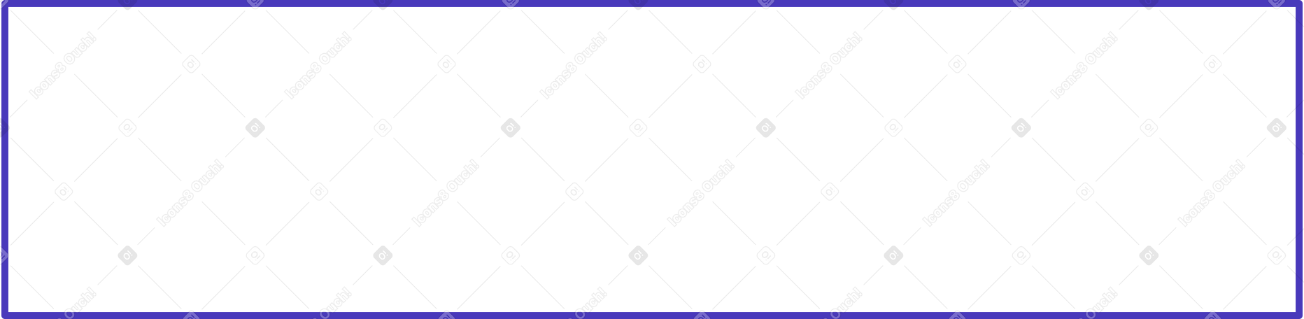 white rectangle with blue contour PNG, SVG