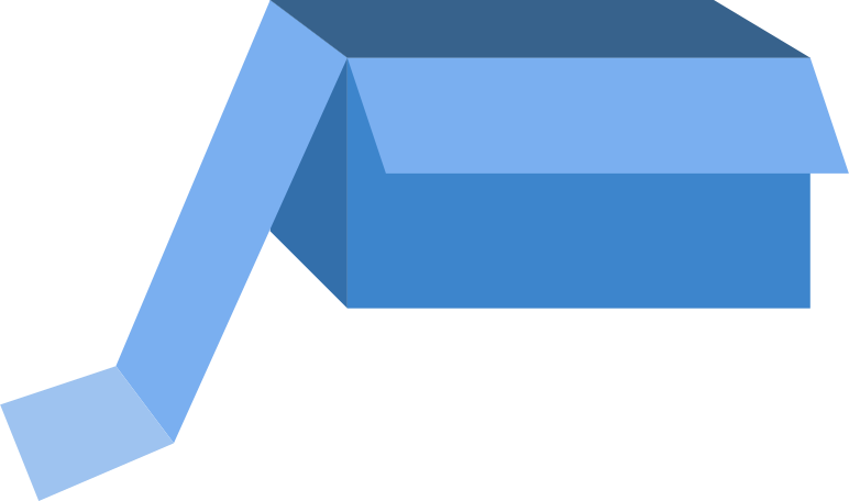 box blue Illustration in PNG, SVG