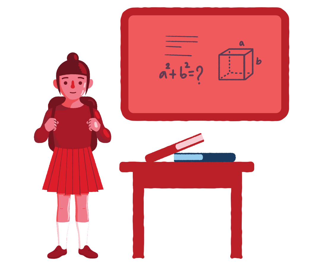 Offline education Illustration in PNG, SVG