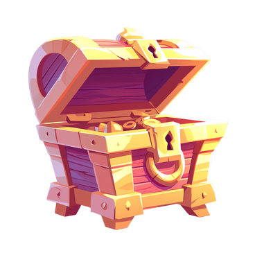 Treasure chest PNG, SVG